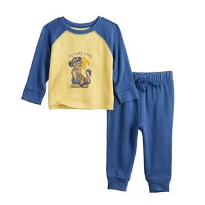 Disney's The Lion King Baby Boy Graphic Sweatshirt & Jogger Pants 3M